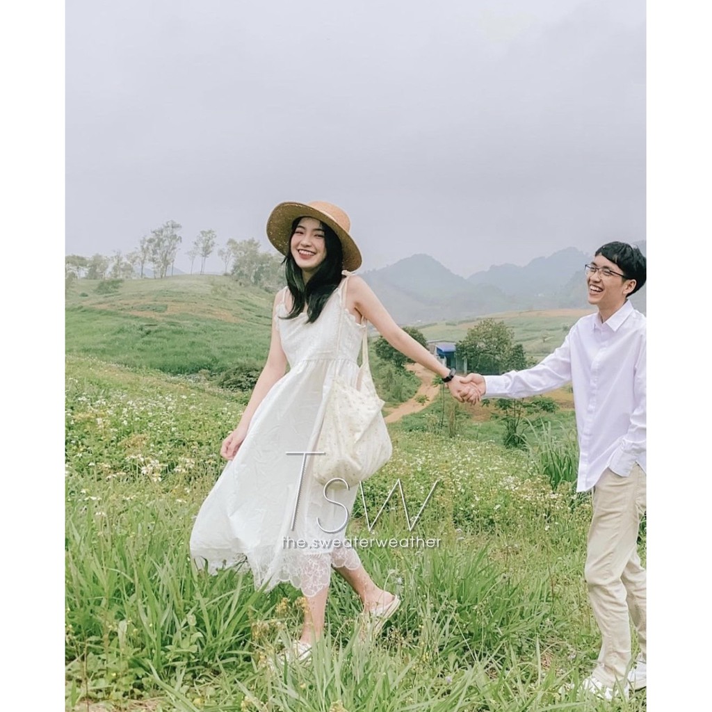 Váy Maxi 2 Dây, Đầm Maxi Đi Biển Hai Lớp Hở Lưng, Form Rộng Che Khuyết Điểm Cơ Thể | BigBuy360 - bigbuy360.vn
