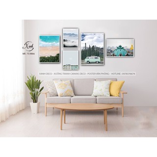 Tranh canvas biển trang trí nội thất