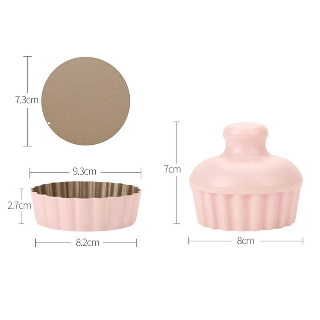 Khuôn Làm Bánh Tart Tráng Miệng Với Đáy Rời Chống Dính Tiện Dụng