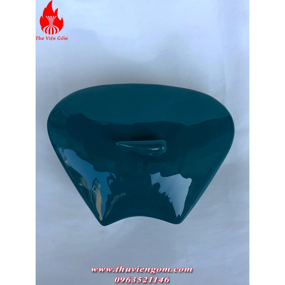 Khay mứt xanh cổ vịt 2021 Gốm sứ Bát Tràng