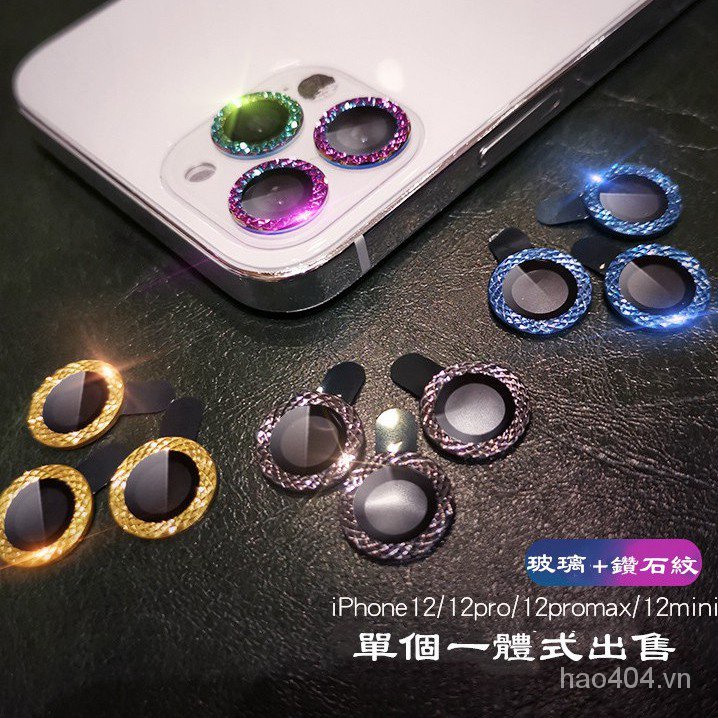 Miếng dán hợp kim nhôm cho camera sau thích hợp cho điện thoại Iphone11 Pro 12pro 12min iPhone13 Pro max i11 i12 i13 Pro