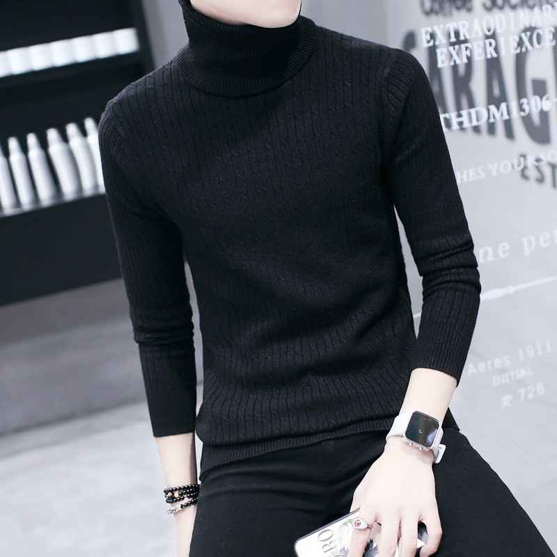 Áo Len nam Cổ Lọ Vặn Thừng Hàng Quảng Châu cao cấp FAVITI T108