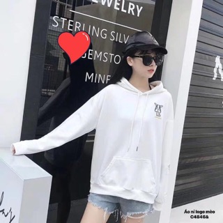 Áo nỉ logo mèo (C)