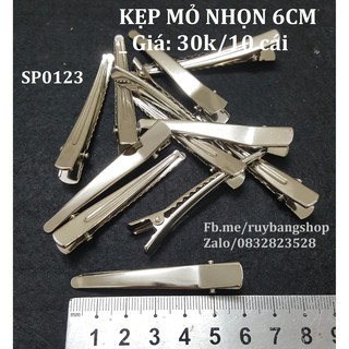 KẸP MỎ VỊT NHỌN TỐT 6CM 30k/10c