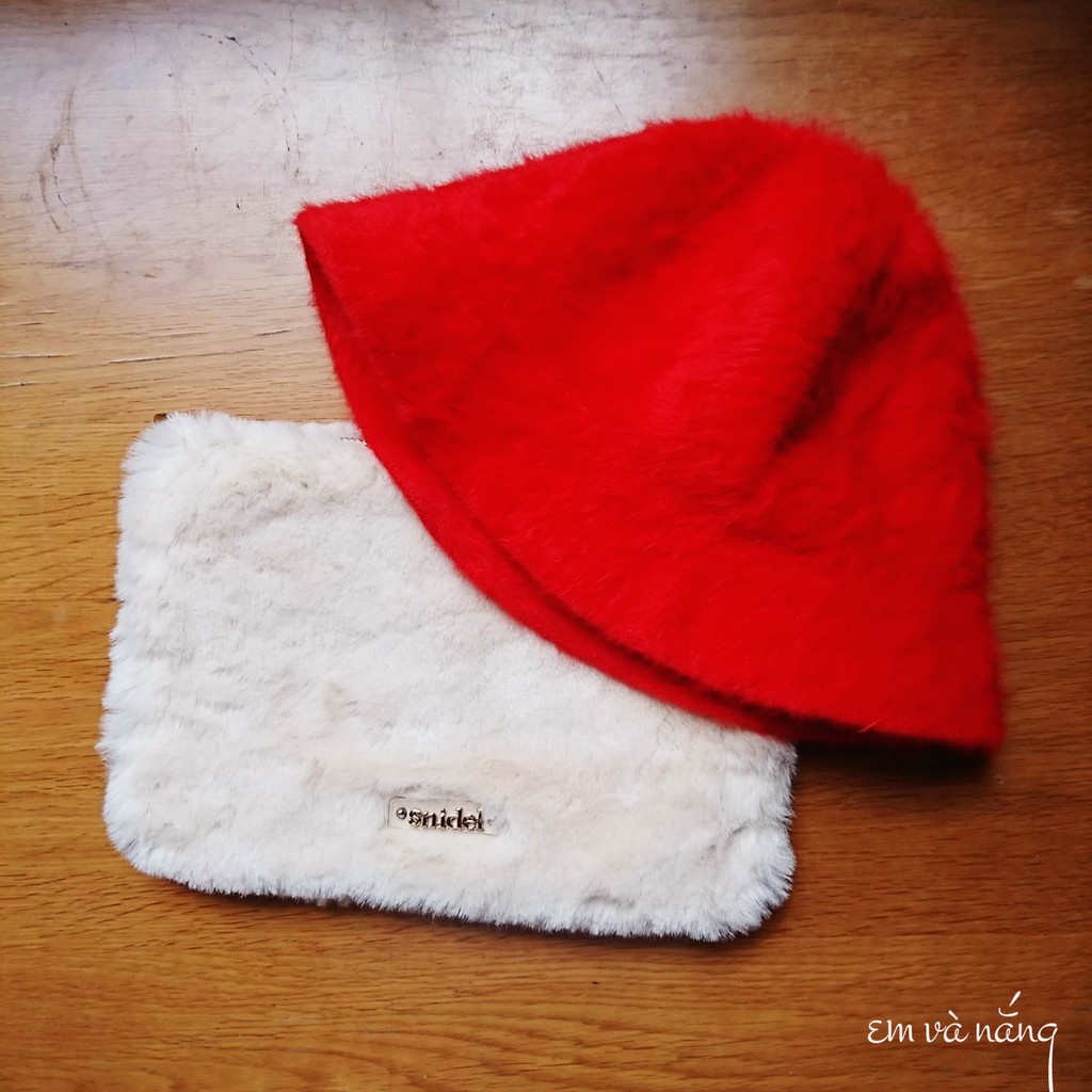 Clutch vintage Nhật hồng phấn hiệu Snidel mới 90% - Em và nắng