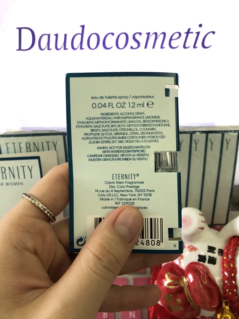 [ vial ] Nước hoa Calvin Klein Eternity Air For Women - CK Eternity Air For Men EDT 1.2ml | BigBuy360 - bigbuy360.vn