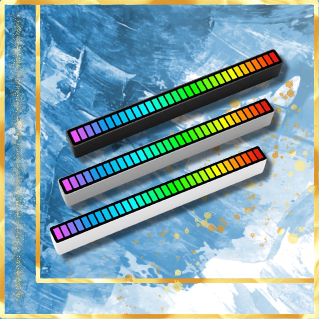 Đèn Led TikTok RGB Điều Khiển Bằng Giọng Nói - Đèn Led Trang Trí PC, Ô Tô 18 Màu Sắc Tích Hợp Micro Tự Động Khử Tiếng Ồn