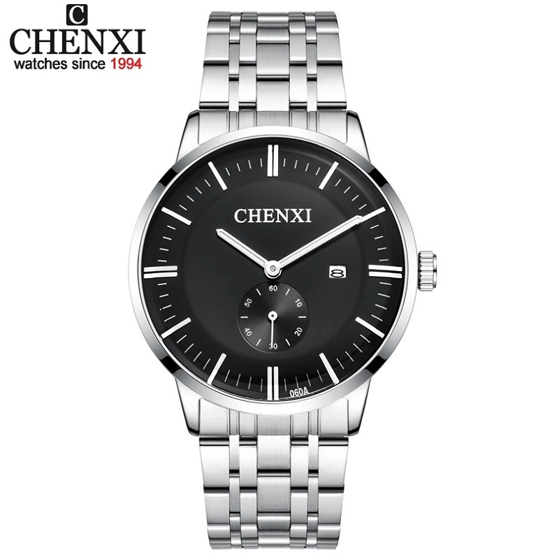 Đồng Hồ Đeo Tay Chexi Bằng Thép Không Gỉ Chống Nước Dành Cho Nam