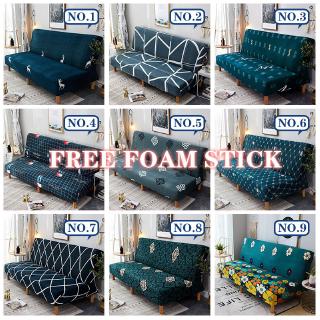 Vỏ bọc ghế giường ghế sofa không có tay vịn xếp gọn chất liệu vải mềm
