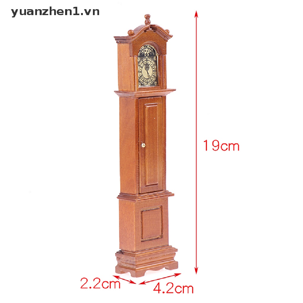 Đồng Hồ Sàn Gỗ Tỉ Lệ 1: 12 Trang Trí Nhà Búp Bê