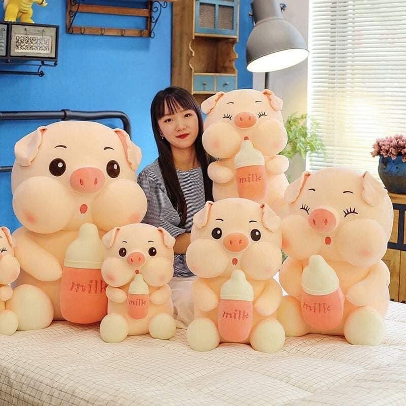 GẤU BÔNG HEO BÌN SỮA HOT HIT 🐷🔥🔥🔥