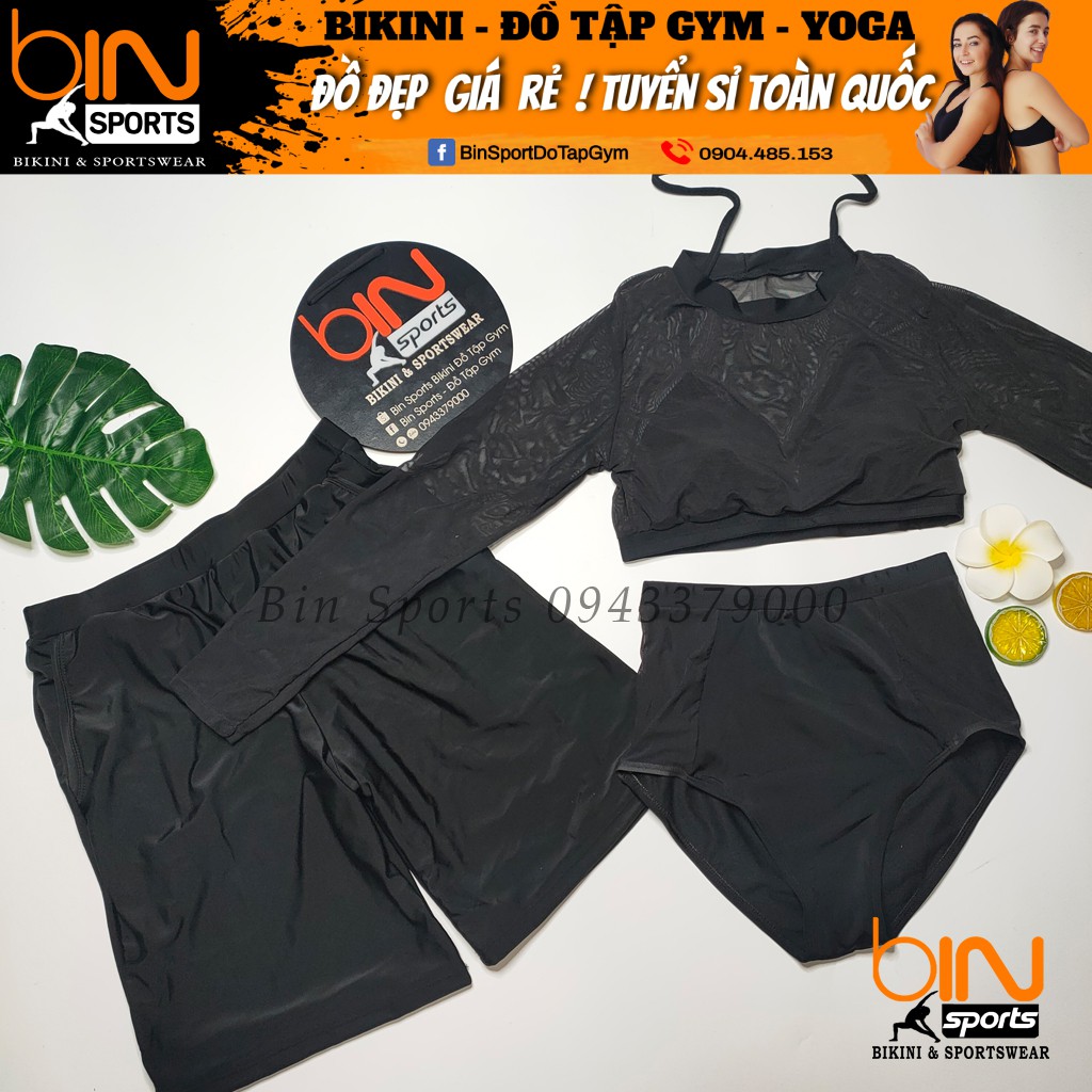 Đồ Bơi Cặp Nam Nữ Mặc Đi Biển Bin Sports CB016