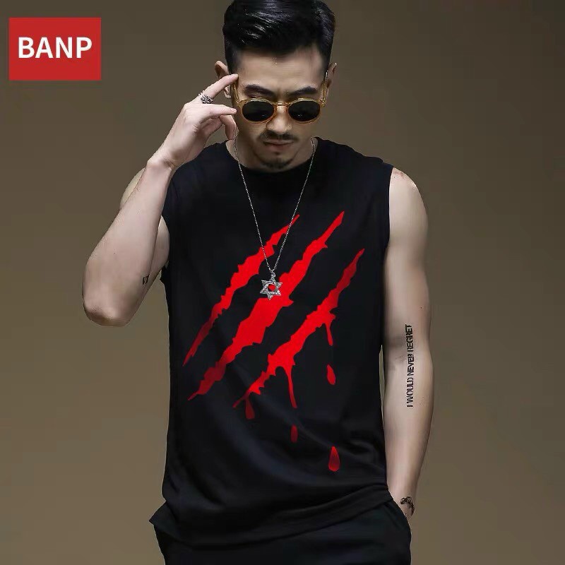 Áo thun 3 lỗ nam, áo tập gym thoáng mát, thấm hút mồ hôi tốt