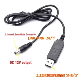 Module Cáp Chuyển Đổi USB 5V Lên Nguồn DC 12V