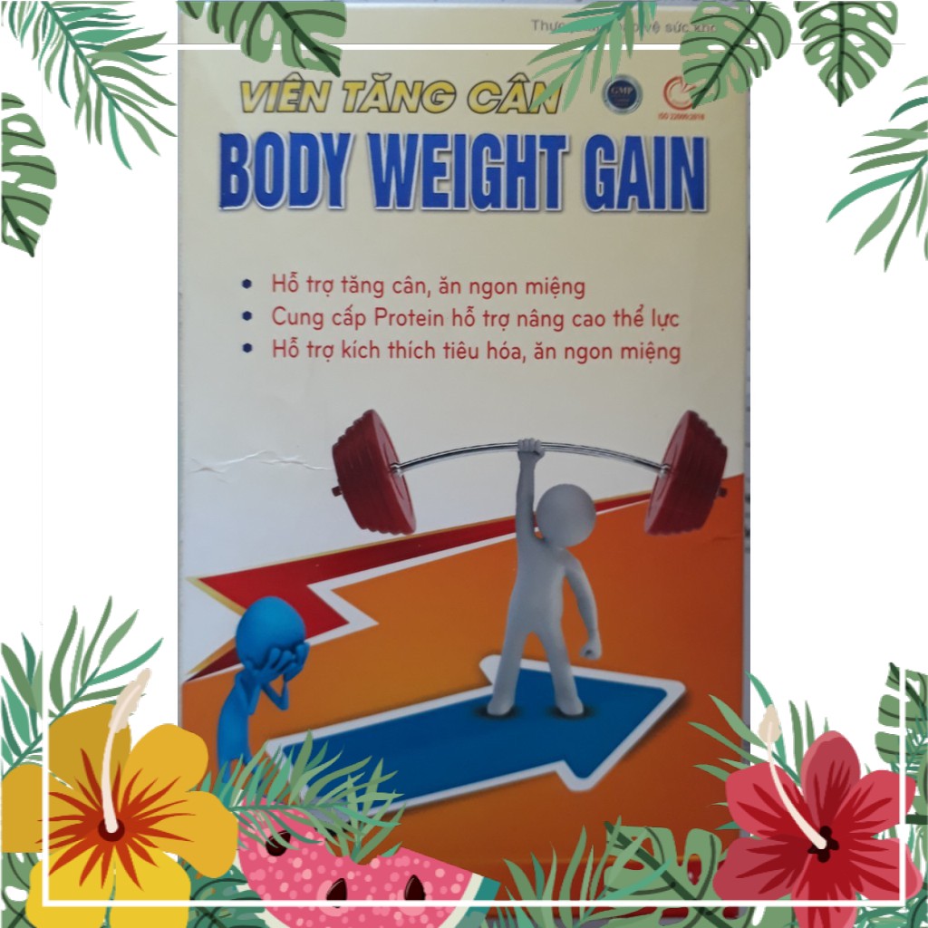 [CHÍNH HÃNG] Viên Tăng Cân Body Weight Gain (H/30 viên)