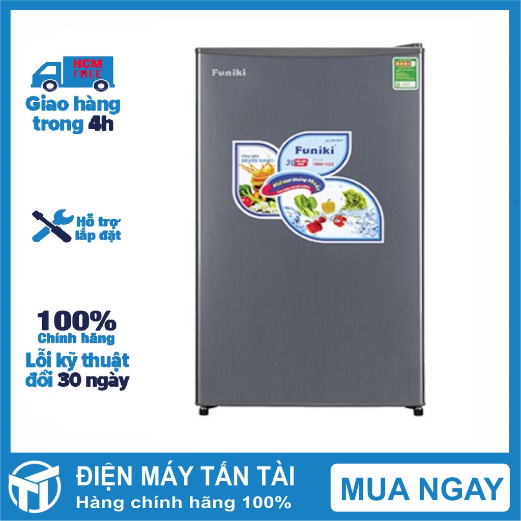 Tủ lạnh Funiki FR-91CD , 90 lít ,Công suất 75W, Bảo hành 30 tháng , GIAO MIỄN PHÍ HCM