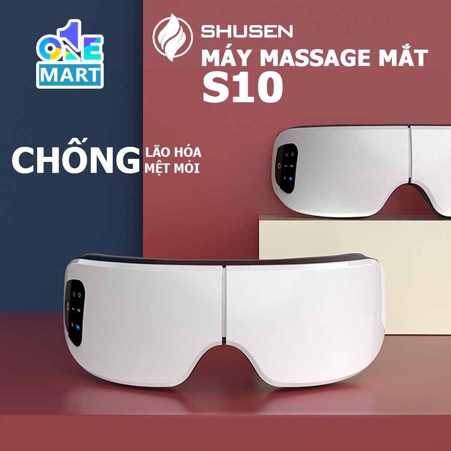 [ĐỜI MỚI NHẤT] MÁY MASSAGE MẮT SMART EYE BẢN S10 Làm ấm, rung, nghe nhạc - số 1 khuyên dùng