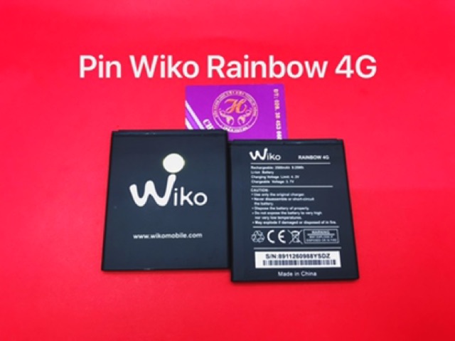 Pin wiko Rainbow/ bloom/ Rainbow 4G/ Robby/ 5251 zin