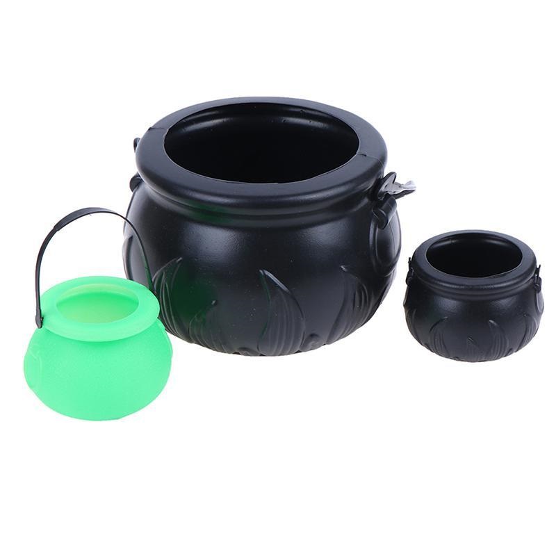 💥FOLLOW TẶNG 3K💥HÀNG CÓ SẴN💥 Vạc Phù Thủy Có Quai xách đựng kẹo Hũ nồi Halloween họa tiết ấm đun nước có tay cầm 001523