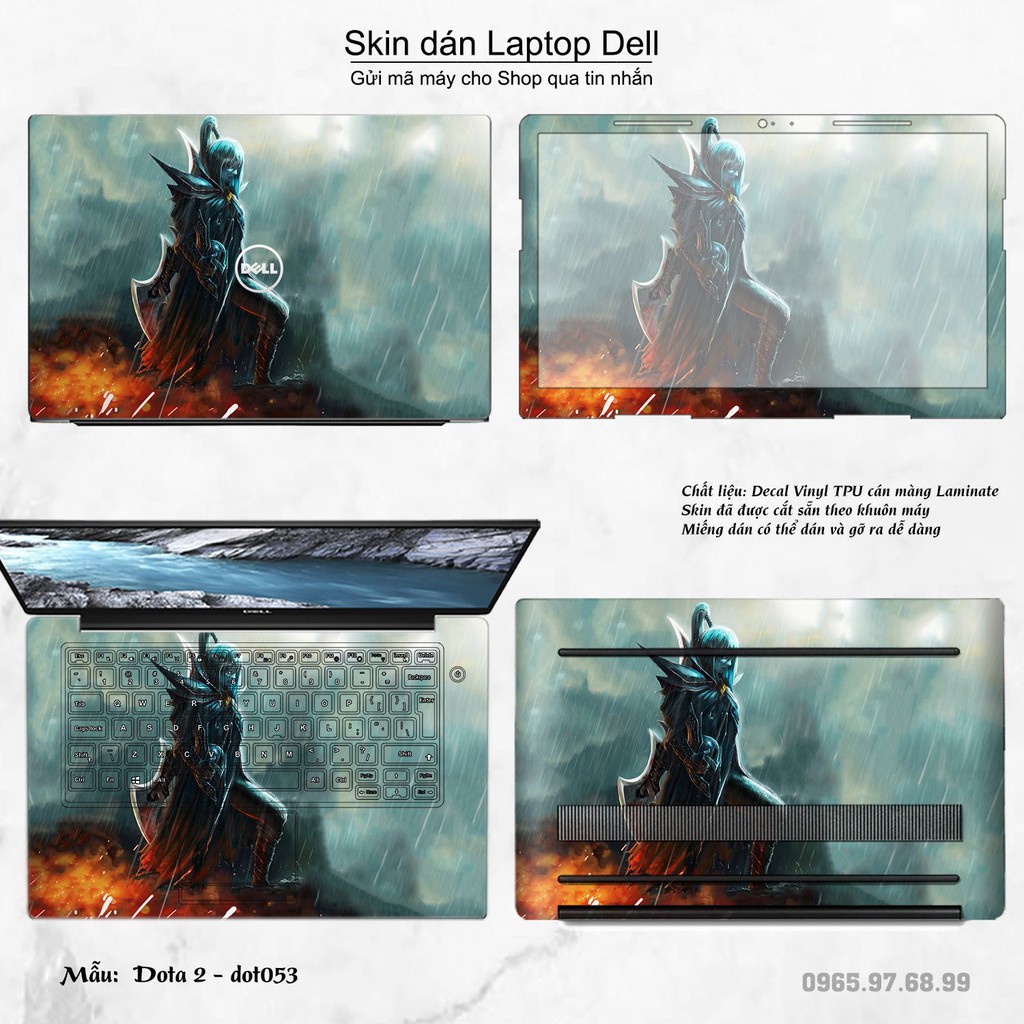 Skin dán Laptop Dell in hình Dota 2 _nhiều mẫu 9 (inbox mã máy cho Shop)