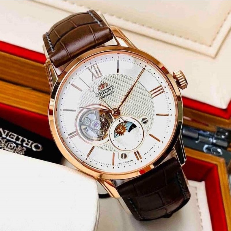 đồng hồ nam Orient SUN and MOON Gen 4 2021 RA-AS0009S10B