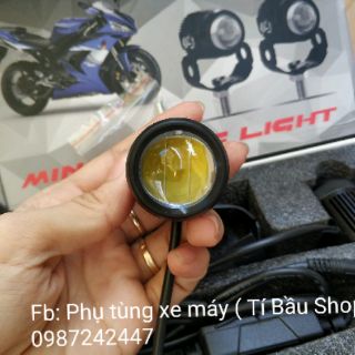 Đèn LED BI MINI 2 CHẾ ĐỘ - 1 cặp ( cos vàng pha trắng)