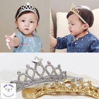 Băng đô hình vương miện công chúa xinh xắn cho bé gái
