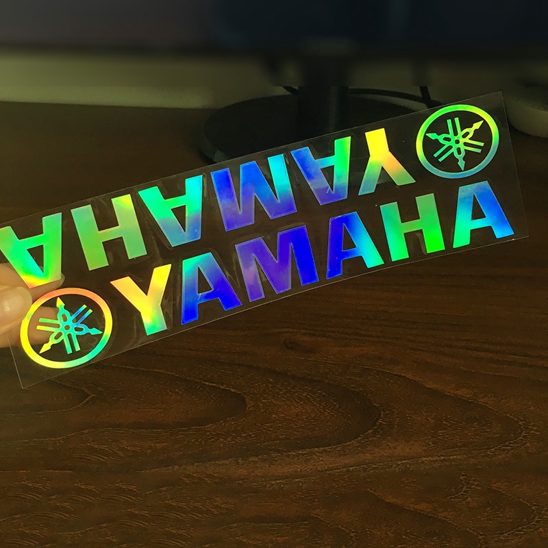 Set 2 Miếng Dán logo Trang Trí Cho Xe yamaha y15 / lc / y15zr / nvx