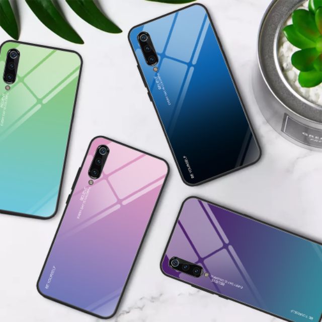 Ốp lưng kính đa sắc Xiaomi Mi 9 FREESHIP Từ 50k thời trang cao cấp