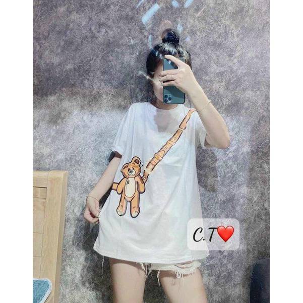 [Mã 44FASHIONSALE1 giảm 10K đơn 50K] Áo thun unisex nữ tay lỡ form rộng in hình chữ CaMa Store M265