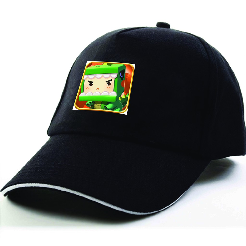 Mũ nón lưỡi trai đen in hình Bendy and the Ink Machine Mini World Block Art anime chibi game thời trang phong cách