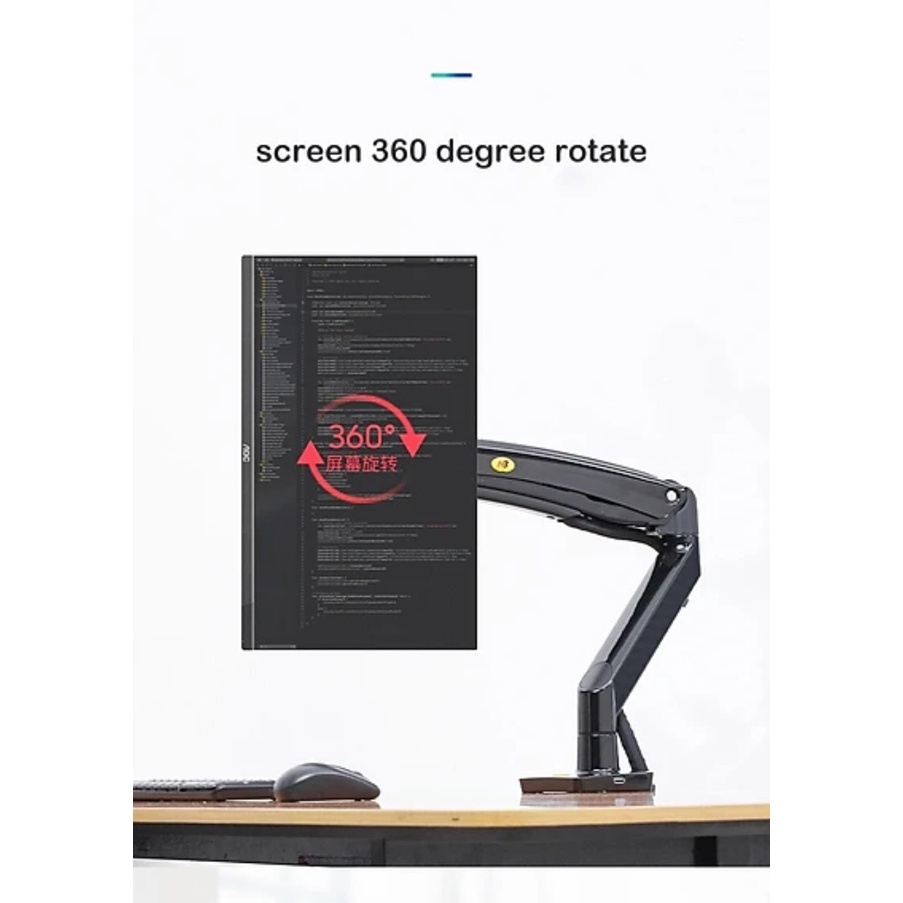 Giá treo màn hình máy tính NB F100A 22 - 35 inch Chính Hãng Model Mới 2021