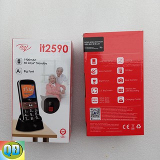 [Free Ship] Điện thoại nút bấm itel 2590 có đốc sạc - Cubo Mart