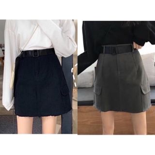 Chân váy túi hộp ulzzang ảnh thật