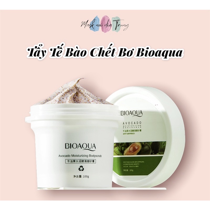 Tẩy Tế Bào Chết Body Bơ Bioaqua