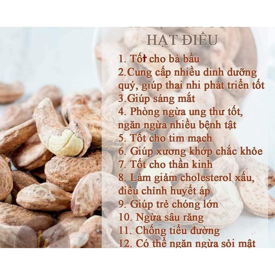 Hạt Điều Rang Muối Hàng XK - Hủ [500g] - Ship Hỏa Tốc