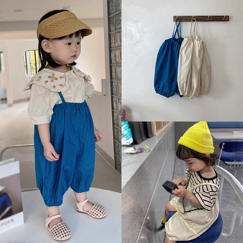Bộ Quần Yếm Thời Trang Hàn Quốc Cho Bé Gái