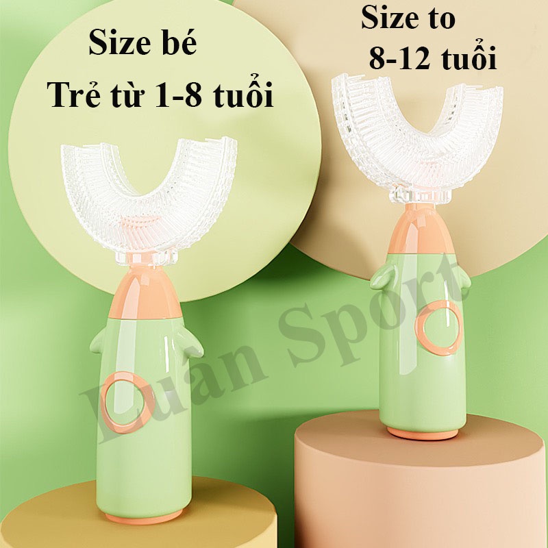 Bàn chải đánh răng cho bé chữ U silicon (1 - 12 tuổi)
