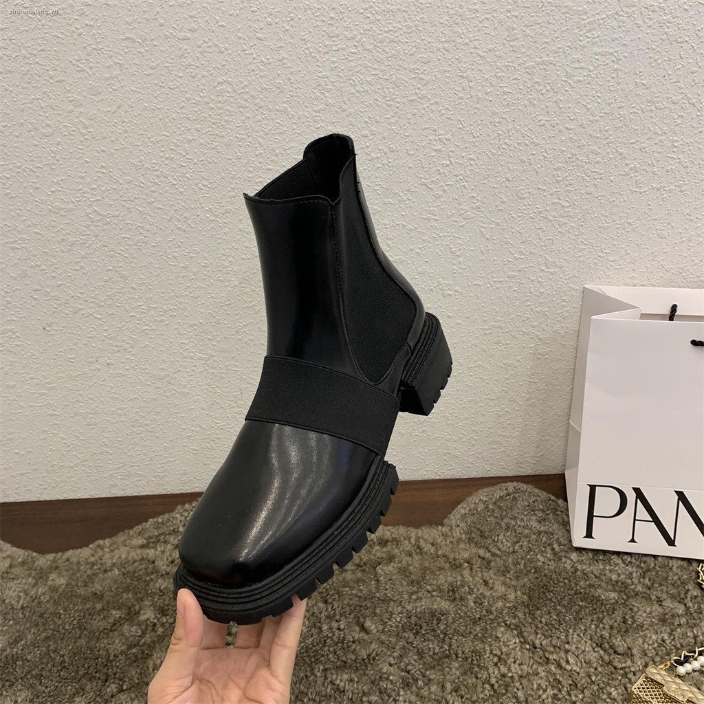 Giày Bốt Martin Cổ Thấp Đế Dày Phong Cách Anh Quốc Thời Trang Xuân Thu Mới Cho Nữ | BigBuy360 - bigbuy360.vn