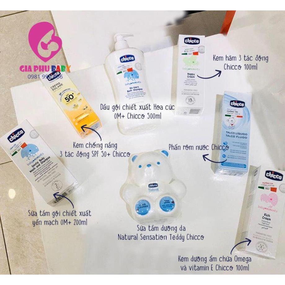 PHẤN RÔM NƯỚC CHICCO OM+ 100ML