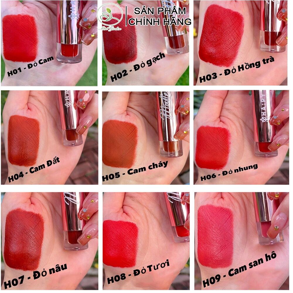 Son Happy Matte Lipcream Siêu Lì Kháng Nước Không Trôi - Son Kem Lâu Trôi Siêu Lì Hapy