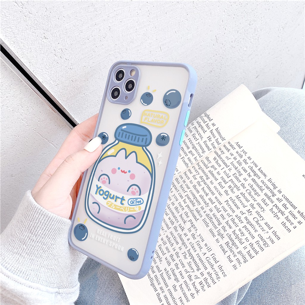 Ốp lưng iphone Oishii nhám viền nổi 6/6plus/6s/6splus/7/7plus/8/8plus/x/xr/xs/11/12/13/pro/max/plus/promax/mini | BigBuy360 - bigbuy360.vn
