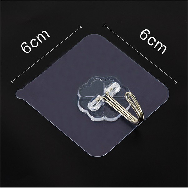 Móc dán tường siêu dính trong suốt - Móc dán tường siêu dính tiện lợi