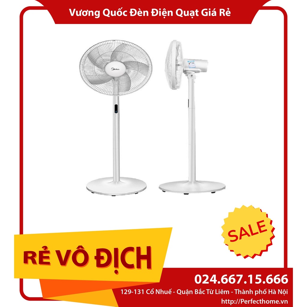 ⚡️FLASH SALE 50%⚡️{ Hàng chính_hãng}Quạt đứng Midea FS40-18AR - Công suất 35W