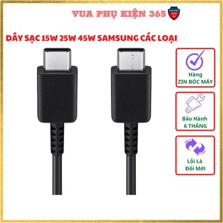 Dây Sạc Nhanh Samsung 15w 25w 45w, Cáp Sạc Nhanh CHÍNH HÃNG Cổng Micro/TypeC - Hàng ZIN BÓC MÁY, Bảo Hành 6 Tháng