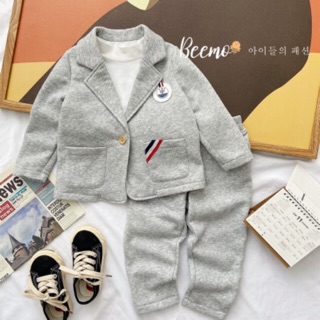 Set vest nỉ cho bé
