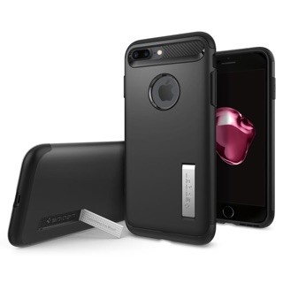 Ốp lưng iphone 7/8 plus Spigen Slim Armor Black USA