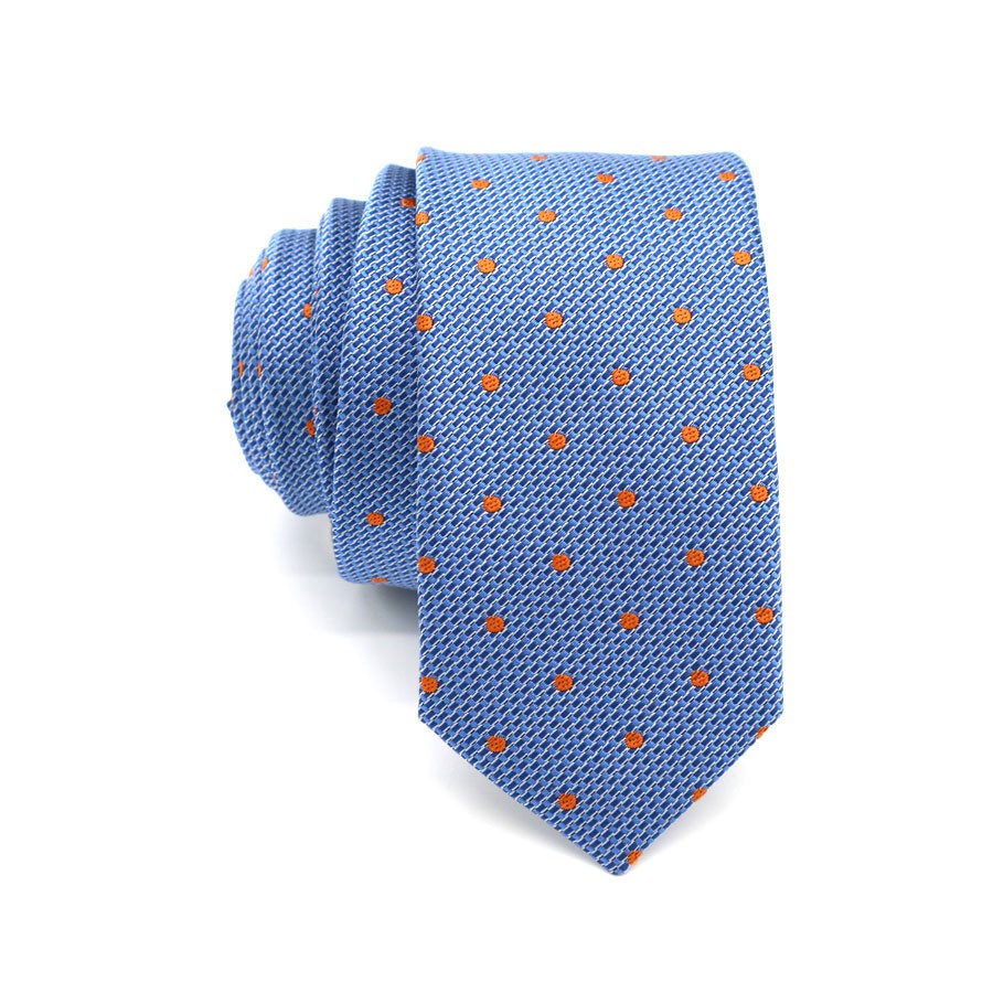 Cà Vạt 5CM Họa Tiết Chấm Bi Chất Lượng Cao Cho Nam