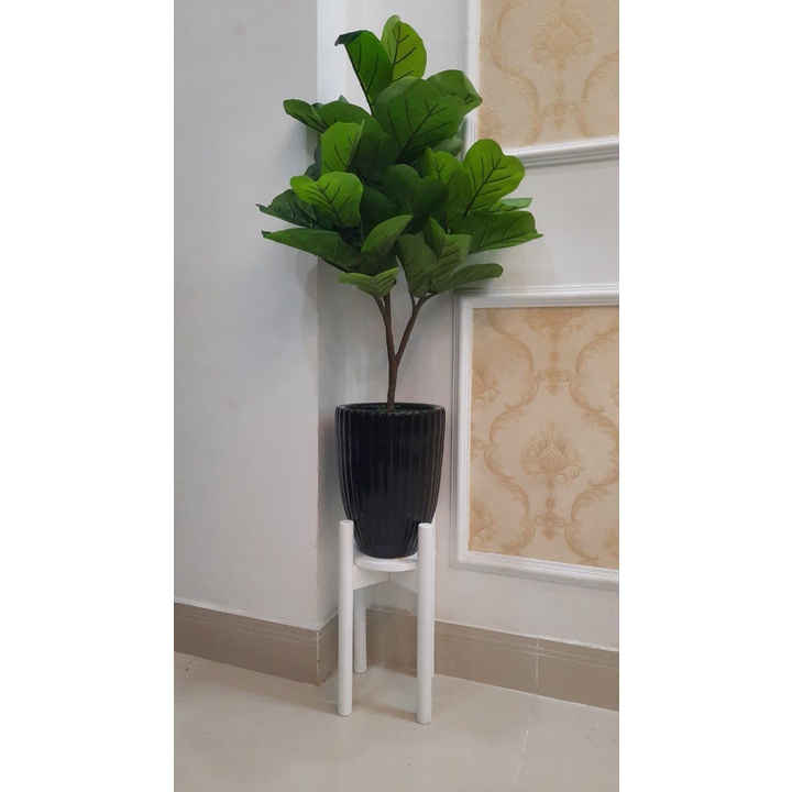 Kệ Giá Gỗ Để Chậu Hoa/Đôn Gỗ Để Chậu Hoa Cây Cảnh Để Bàn Trang Trí Kích Thước Cao 40cm x Rộng 31cm, lọt lòng chậu 26cm