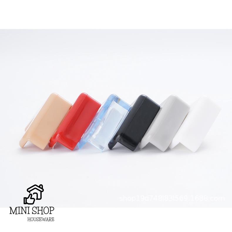 Miếng Bịt Góc Bàn, Cạnh Bàn Bằng Silicon Kèm Băng Dính Loại 1 Nhiều màu.